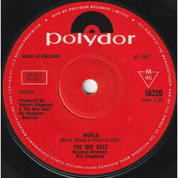 Bee Gees World USED VINYL 7INCH 45 RPM SINGLE MONO