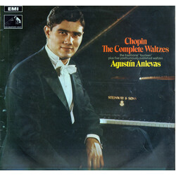 Agustin Anievas / Frédéric Chopin The Complete Waltzes - The Traditional "Fourteen" Plus Five Posthumously Published Waltzes Vinyl LP USED