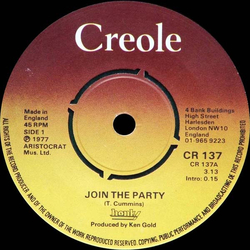 Honky (3) Join The Party / Party Time, Funky Time Vinyl 7" USED