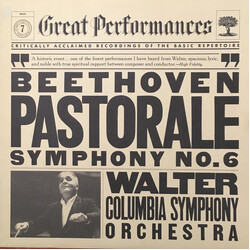 Ludwig Van Beethoven / Bruno Walter / Columbia Symphony Orchestra Symphony No. 6 "Pastorale" Vinyl LP USED