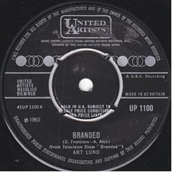 Art Lund Branded USED VINYL 7INCH 45 RPM SINGLE