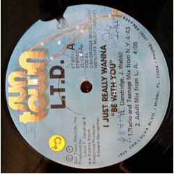L.T.D. (3) I Just Really Wanna "Be With You" USED VINYL 12INCH 33 S RPM STEREO