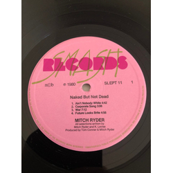 Mitch Ryder Naked But Not Dead Vinyl LP USED