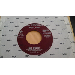 Nat Stuckey Buddy I Lied USED VINYL 7INCH 45 RPM PROMO STEREO