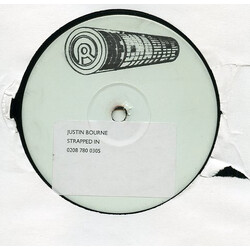 Justin Bourne Strapped In USED VINYL 12INCH WHITE LABEL