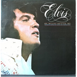Elvis Presley He Walks Beside Me, Favorite Songs Of Faith And Inspiration Vinyl LP USED