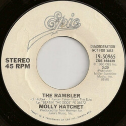 Molly Hatchet The Rambler USED VINYL 7INCH 45 RPM SINGLE PROMO STYRENE STEREO