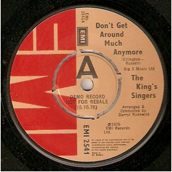 The King's Singers Don't Get Around Much Anymore Vinyl 7" USED
