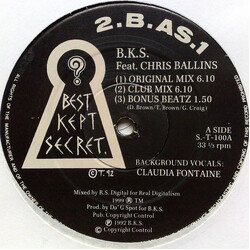 Best Kept Secret / Chris Ballin 2.B.As.1 USED VINYL 12INCH 33 S RPM
