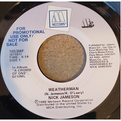 Nick Jameson Weatherman USED VINYL 7INCH SINGLE PROMO STEREO