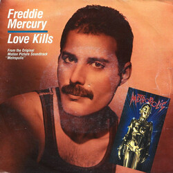 Freddie Mercury Love Kills USED VINYL 7INCH 45 RPM SINGLE STEREO