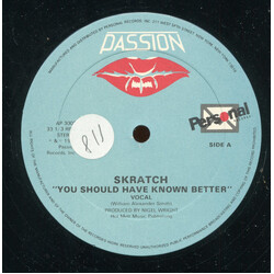 Skratch You Should Have Known Better USED VINYL 12INCH 33 S RPM