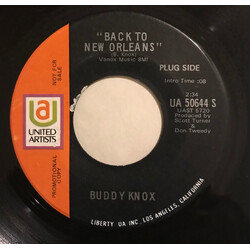 Buddy Knox Back To New Orleans USED VINYL 7INCH 45 RPM SINGLE PROMO