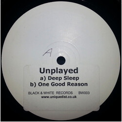 Unplayed Deep Sleep / One Good Reason USED VINYL 12INCH WHITE LABEL
