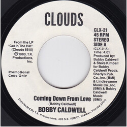 Bobby Caldwell Coming Down From Love USED VINYL 7INCH 45 RPM SINGLE PROMO