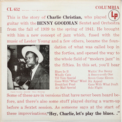 Charlie Christian / Benny Goodman Sextet / Benny Goodman And His Orchestra With The Benny Goodman Sextet And Orchestra Vinyl LP USED