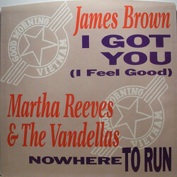 James Brown / Martha Reeves & The Vandellas I Got You (I Feel Good) / Nowhere To Run USED VINYL 7INCH 45 RPM SINGLE STEREO