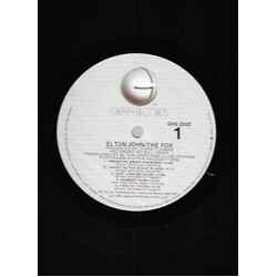 Elton John The Fox Vinyl LP USED