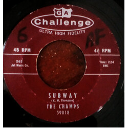 The Champs Chariot Rock USED VINYL 7INCH 45 RPM SINGLE STYRENE