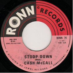 Cash McCall Stoop Down / Stoop USED VINYL 7INCH 45 RPM