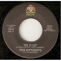 The Uptights (5) Free At Last / You Git's None Of This USED VINYL 7INCH 45 RPM SINGLE MONO