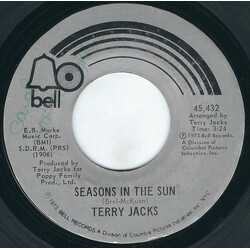 Terry Jacks Seasons In The Sun / Put The Bone In USED VINYL 7INCH 45 RPM SINGLE STYRENE MONO