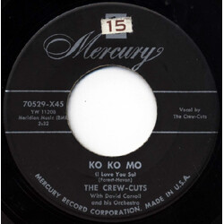 The Crew Cuts / David Carroll & His Orchestra Ko Ko Mo (I Love You So) / Earth Angel USED VINYL 7INCH 45 RPM
