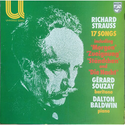Richard Strauss / Gérard Souzay / Dalton Baldwin 17 Songs Vinyl LP USED