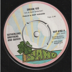 Sutherland Brothers / Quiver Dream Kid USED VINYL 7INCH 45 RPM