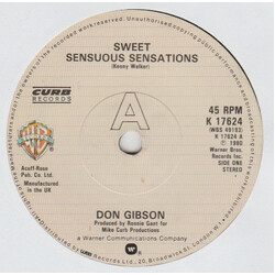 Don Gibson Sweet Sensuous Sensations USED VINYL 7INCH 45 RPM SINGLE
