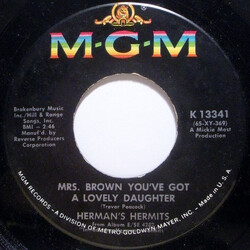 Herman's Hermits Mrs. Brown You've Got A Lovely Daughter USED VINYL 7INCH 45 RPM SINGLE