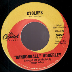 Cannonball Adderley Cyclops / Shake A Lady USED VINYL 7INCH 45 RPM