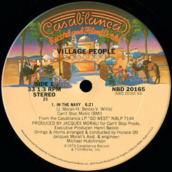 Village People In The Navy / Go West USED VINYL 12INCH 33 S RPM