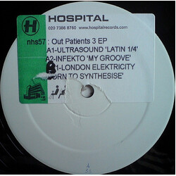 Various Out Patients 3 USED VINYL 12INCH 33 S RPM 45 RPM WHITE LABEL SAMPLER