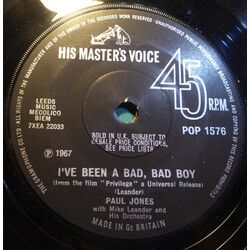 Paul Jones I've Been A Bad, Bad Boy / Sonny Boy Williamson USED VINYL 7INCH 45 RPM SINGLE