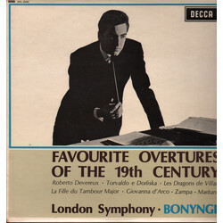 The London Symphony Orchestra / Richard Bonynge Favourite Overtures Of The 19th Century Vinyl LP USED