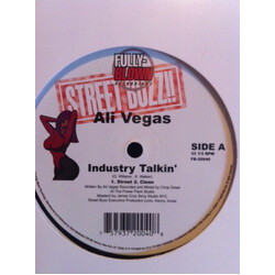 Ali Vegas Industry Talkin USED VINYL 12INCH