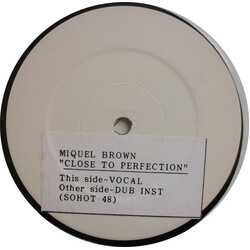 Miquel Brown Close To Perfection USED VINYL 12INCH 45 RPM WHITE LABEL