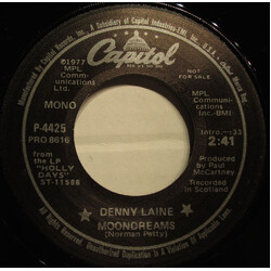 Denny Laine Moondreams USED VINYL 7INCH 45 RPM PROMO