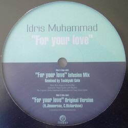 Idris Muhammad For Your Love (Infusion Mix) VINYL 12" USED