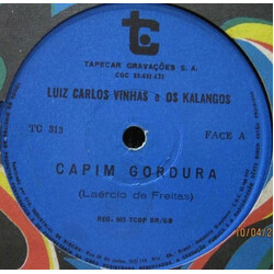 Luiz Carlos Vinhas / Os Kalangos Capim Gordura USED VINYL 7INCH 33 S RPM