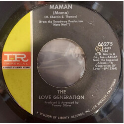The Love Generation (2) Maman (Mama) / W. C. Fields USED VINYL 7INCH 45 RPM SINGLE