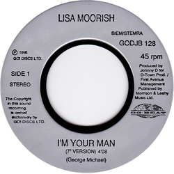 Lisa Moorish I'm Your Man Vinyl 7" USED