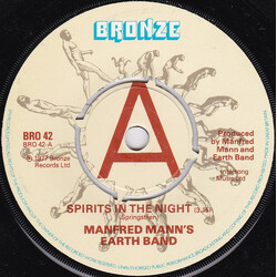Manfred Mann's Earth Band Spirits In The Night USED VINYL 7INCH 45 RPM SINGLE PROMO