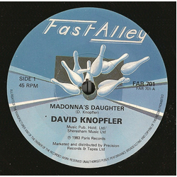 David Knopfler Madonna's Daughter / Hey Henry Vinyl 7" USED