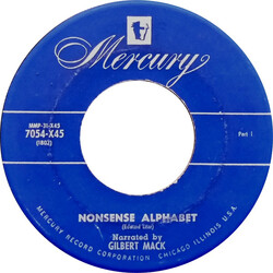 Gilbert Mack Nonsense Alphabet USED VINYL 7INCH 45 RPM