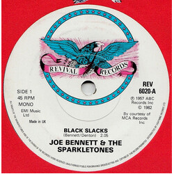 Joe Bennett And The Sparkletones / The Royal Teens Black Slacks / Short Shorts USED VINYL 7INCH 45 RPM SINGLE