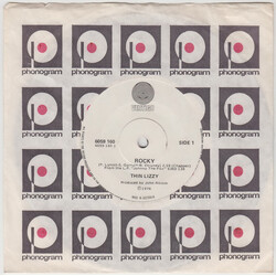 Thin Lizzy Rocky USED VINYL 7INCH 45 RPM WHITE LABEL