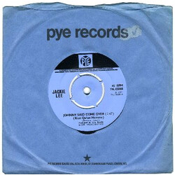 Jackie Lee (2) Johnny Said Come Over Vinyl 7" USED