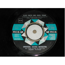 Universal Sounds Orchestra Alias Smith And Jones Theme / This Way Mary Vinyl 7" USED